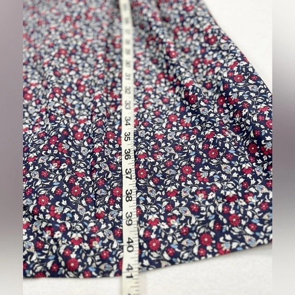 GREY WOLF Women’s Short Sleeve Fit & Flare European Polish Brand‎ Navy Floral 10 - Picture 12 of 13